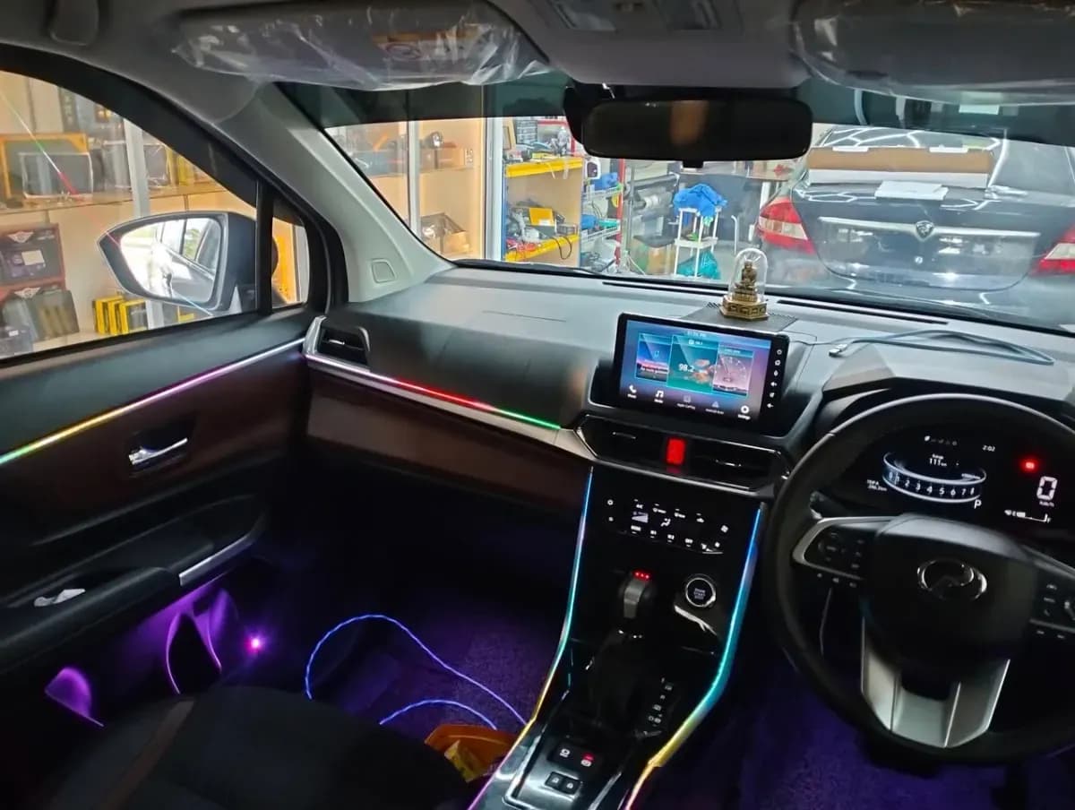 Perodua Alza - Multi-colour ambient lighting