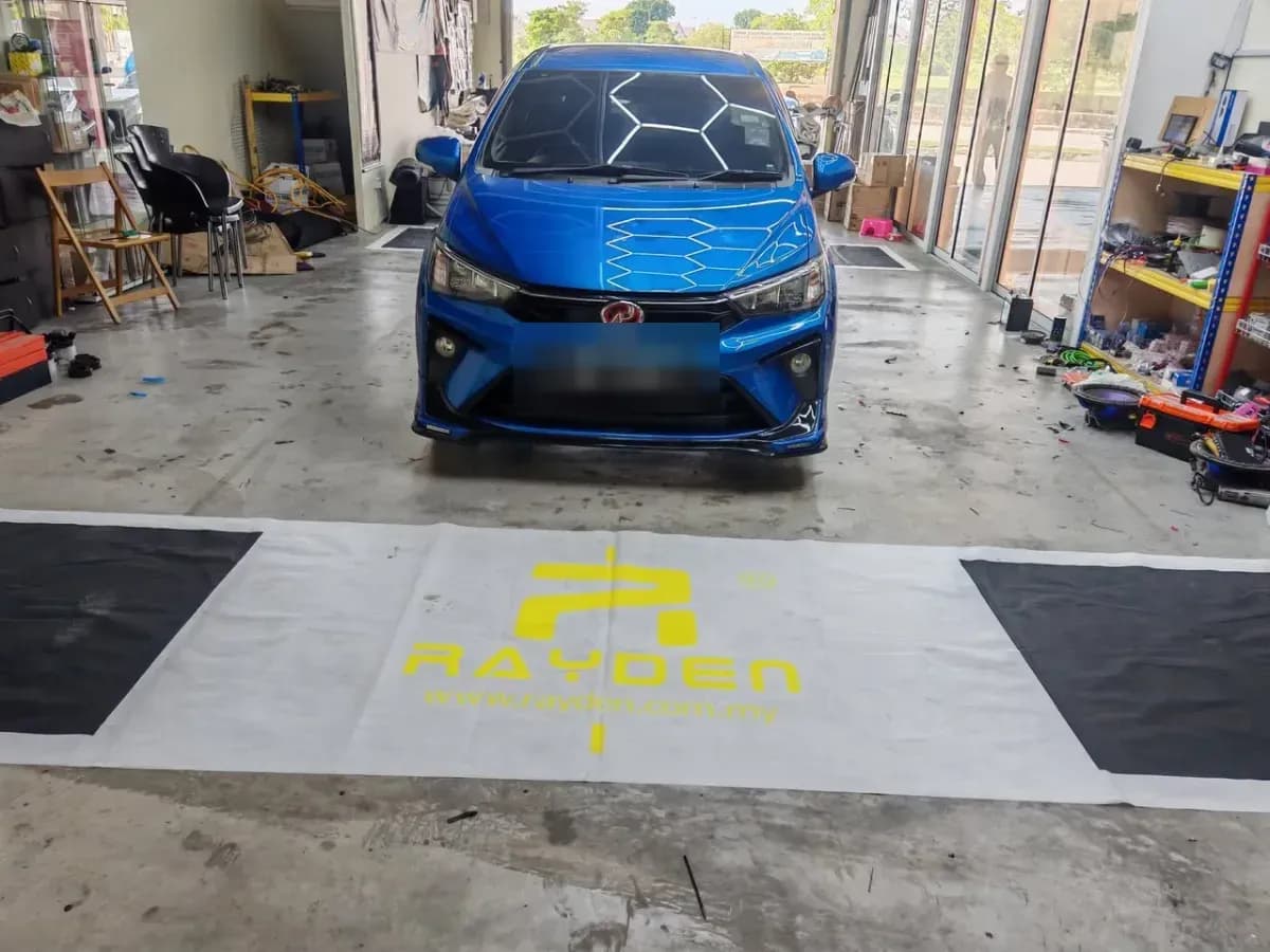 Perodua Bezza - Android player, 360° camera and dashcam