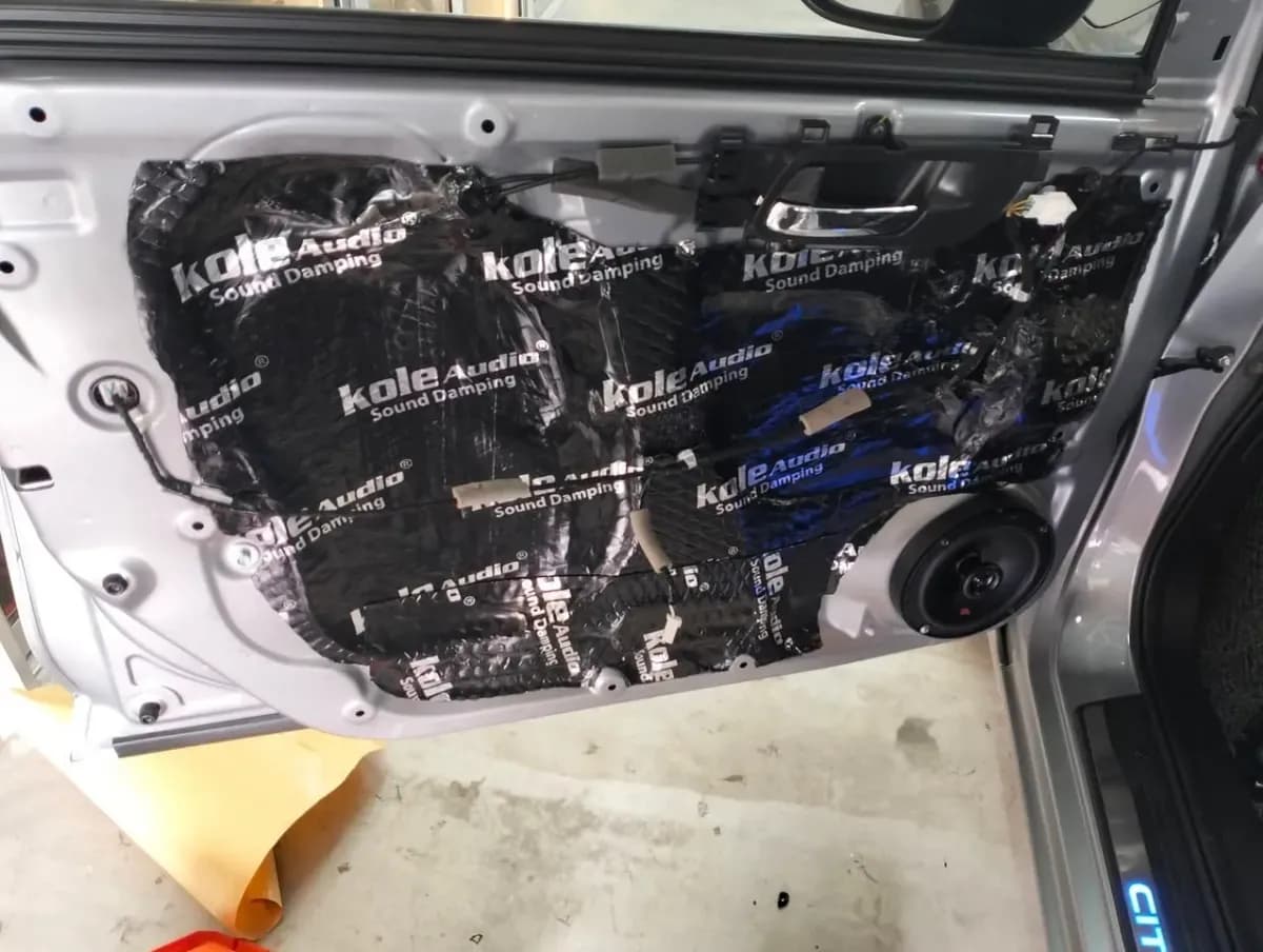 Honda City 2024 - 4-door sound deadening